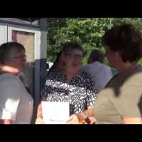 2023-06-26 Gerda Sanders in het zonnetje gezet bij zorg om het dorp Mariahout